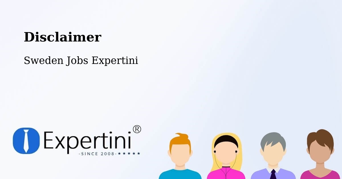 Disclaimer – Töre - Sweden Jobs Expertini